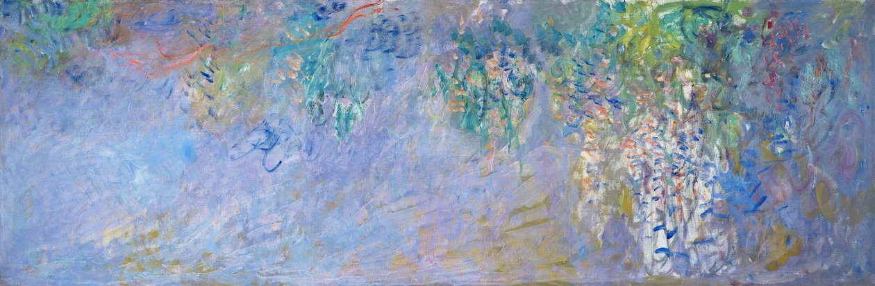 紫藤，1919-20 作者 克劳德·莫奈