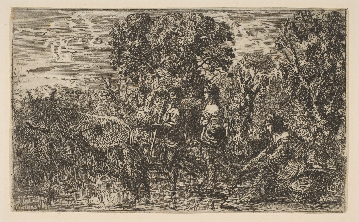 福特，1634年。 作者 克劳德·洛兰
