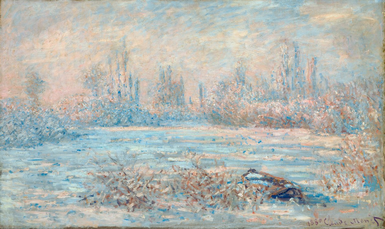 弗罗斯特，1880年 作者 克劳德·莫奈