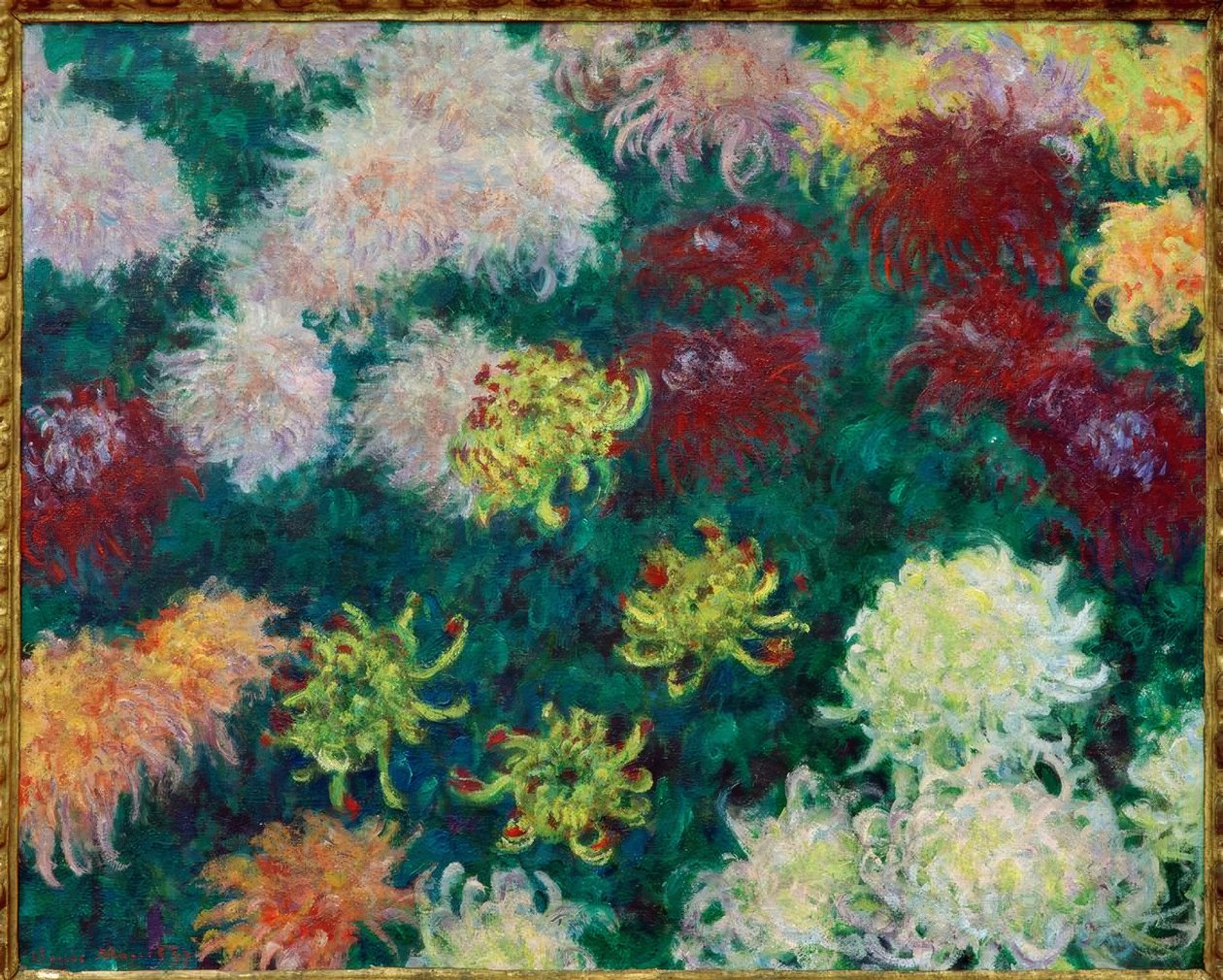 菊花的质量 作者 克劳德·莫奈