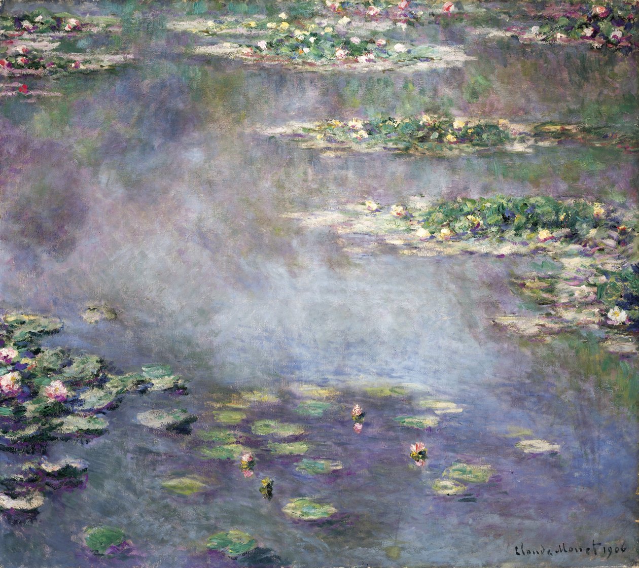 Nymphéas，1906年 作者 克劳德·莫奈