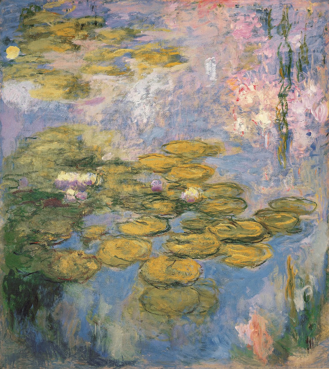 Nymphéas，1916-19 作者 克劳德·莫奈