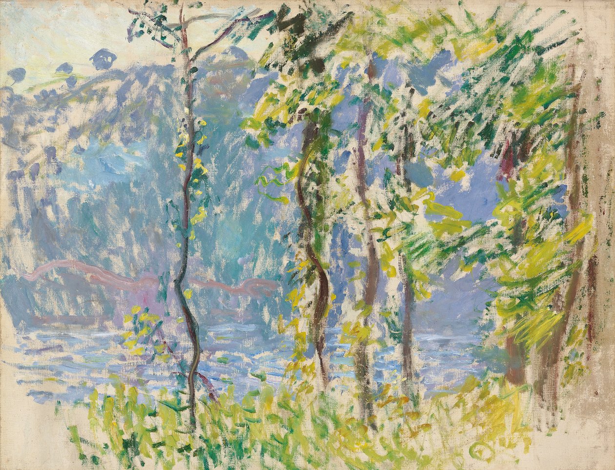 在维尔茨风景 作者 克劳德·莫奈
