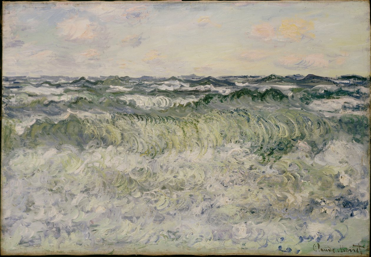 海景，1881年 作者 克劳德·莫奈