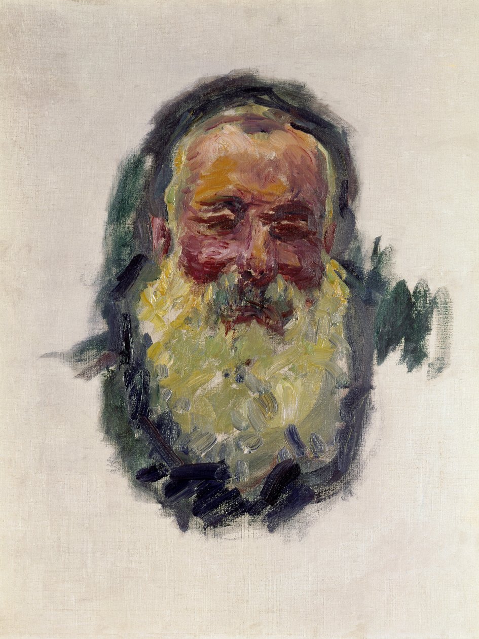 自画像，1917年 作者 克劳德·莫奈