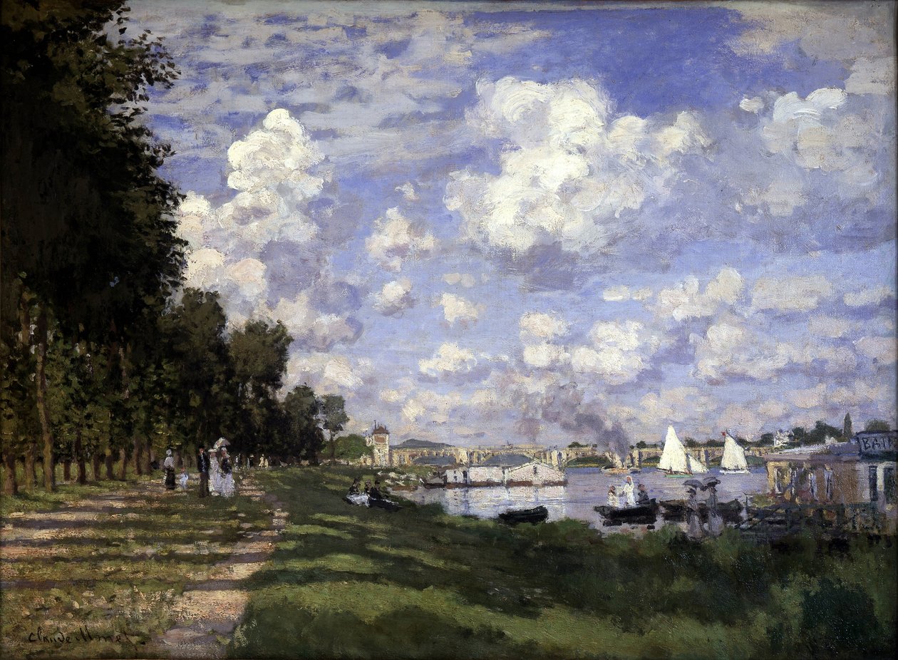 Argenteuil 盆地 - 克劳德·莫奈 (Claude Monet) 作者 克劳德·莫奈