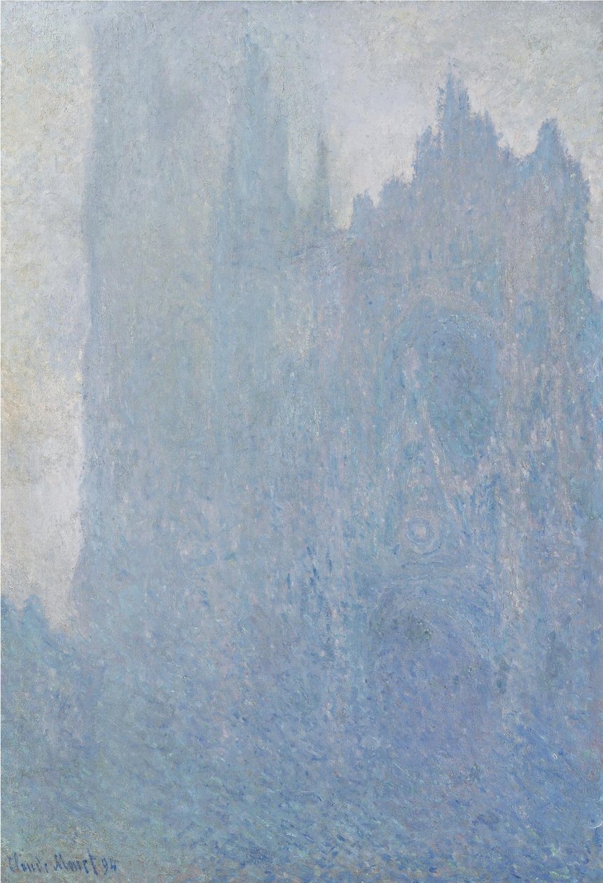 鲁昂大教堂在雾中，1893年 作者 克劳德·莫奈