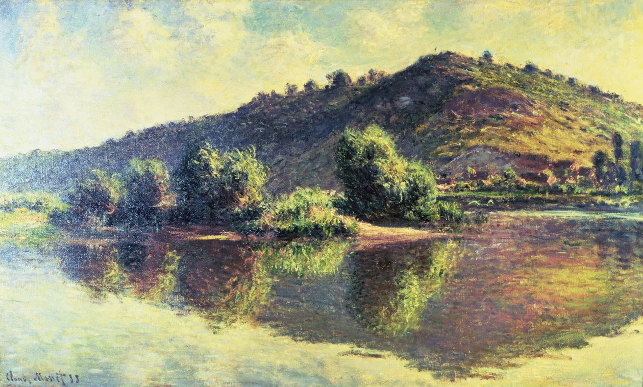 塞纳河在维尔茨港，1883年 作者 克劳德·莫奈