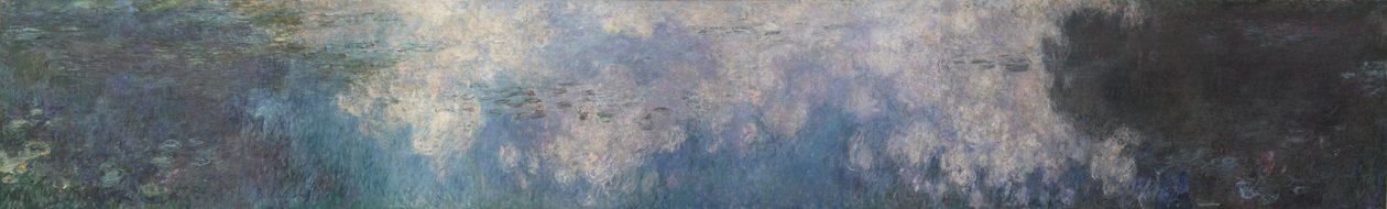 睡莲-云，1914-1926年 作者 克劳德·莫奈