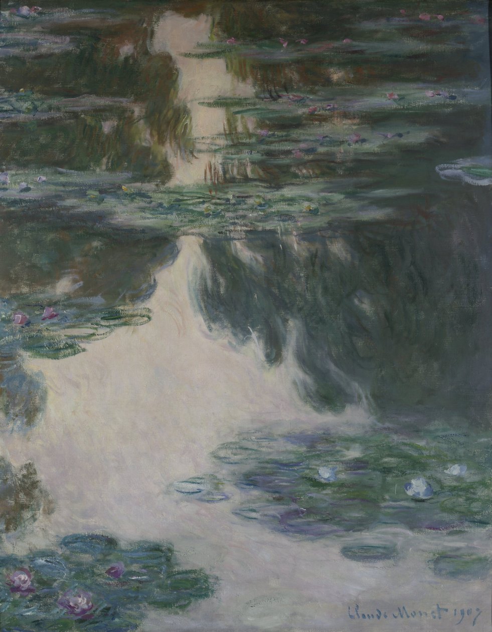 睡莲，1907年 作者 克劳德·莫奈