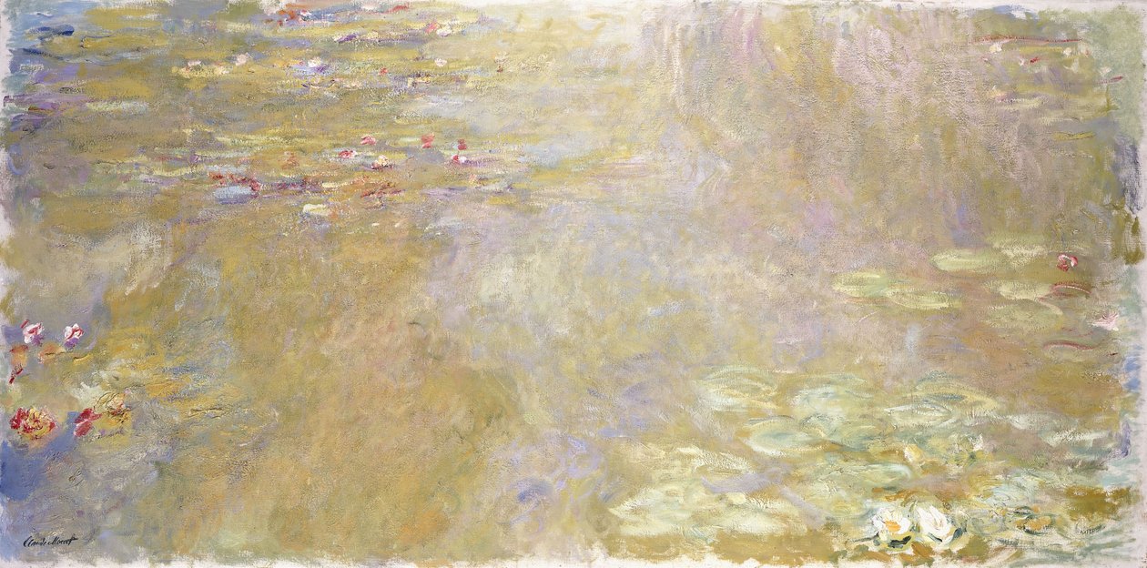 睡莲池塘，约1917-1919年 作者 克劳德·莫奈