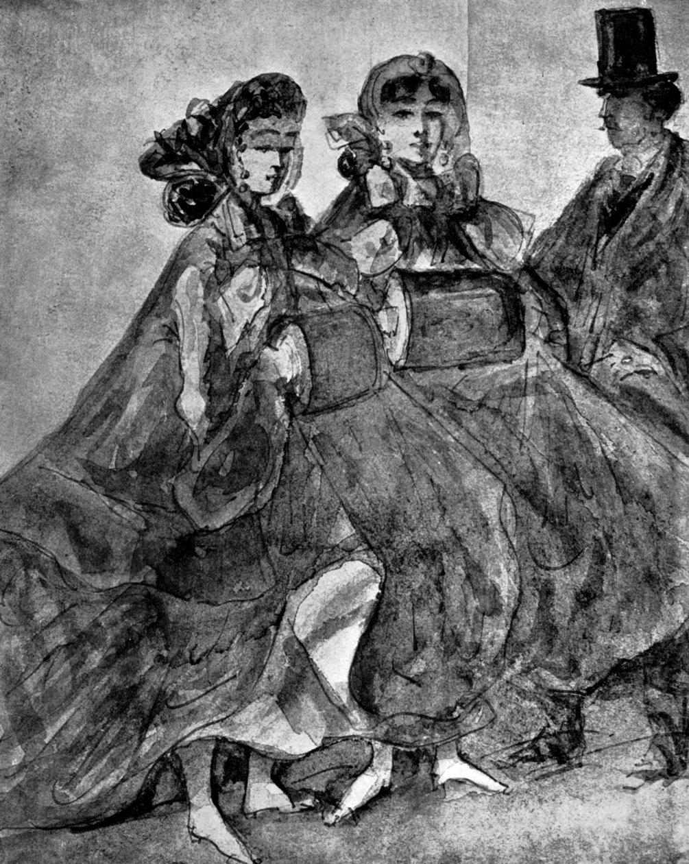 在街上，1930年。 作者 康斯坦丁人