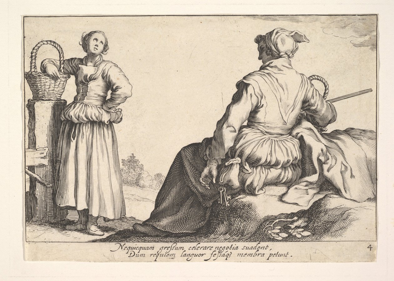 职业的乐趣。 作者 科尼利斯·布洛埃马特（Cornelis Bloemaert）