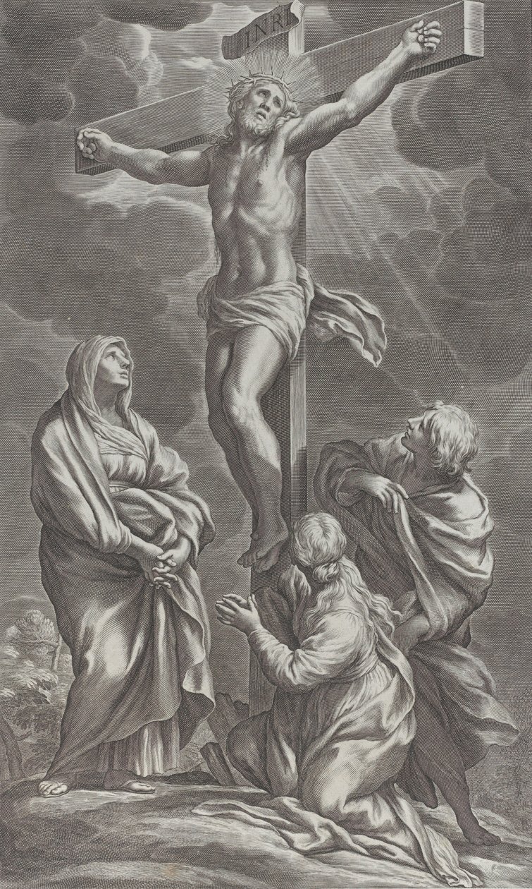 十字架》，1662年。 作者 科尼利斯·布洛埃马特（Cornelis Bloemaert）