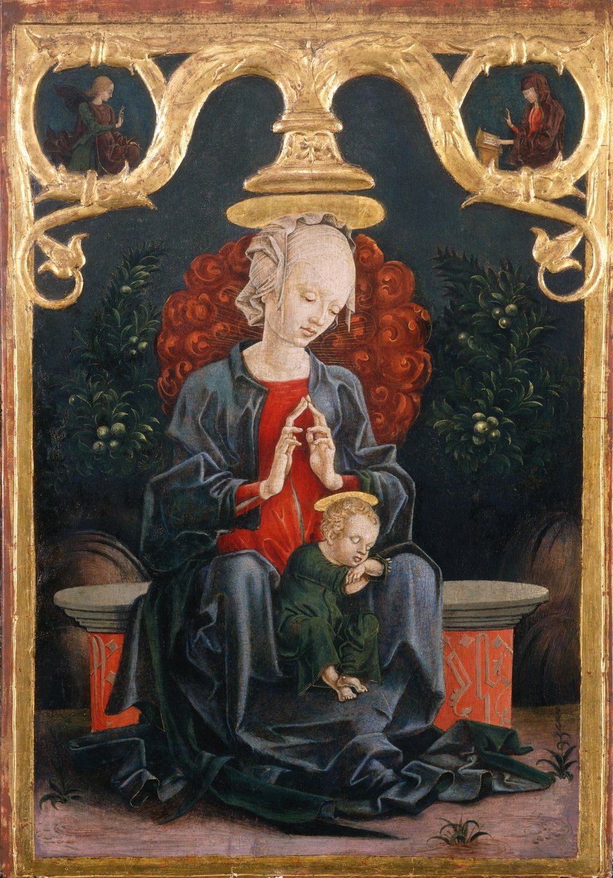 麦当娜在花园里 作者 Cosimo Tura