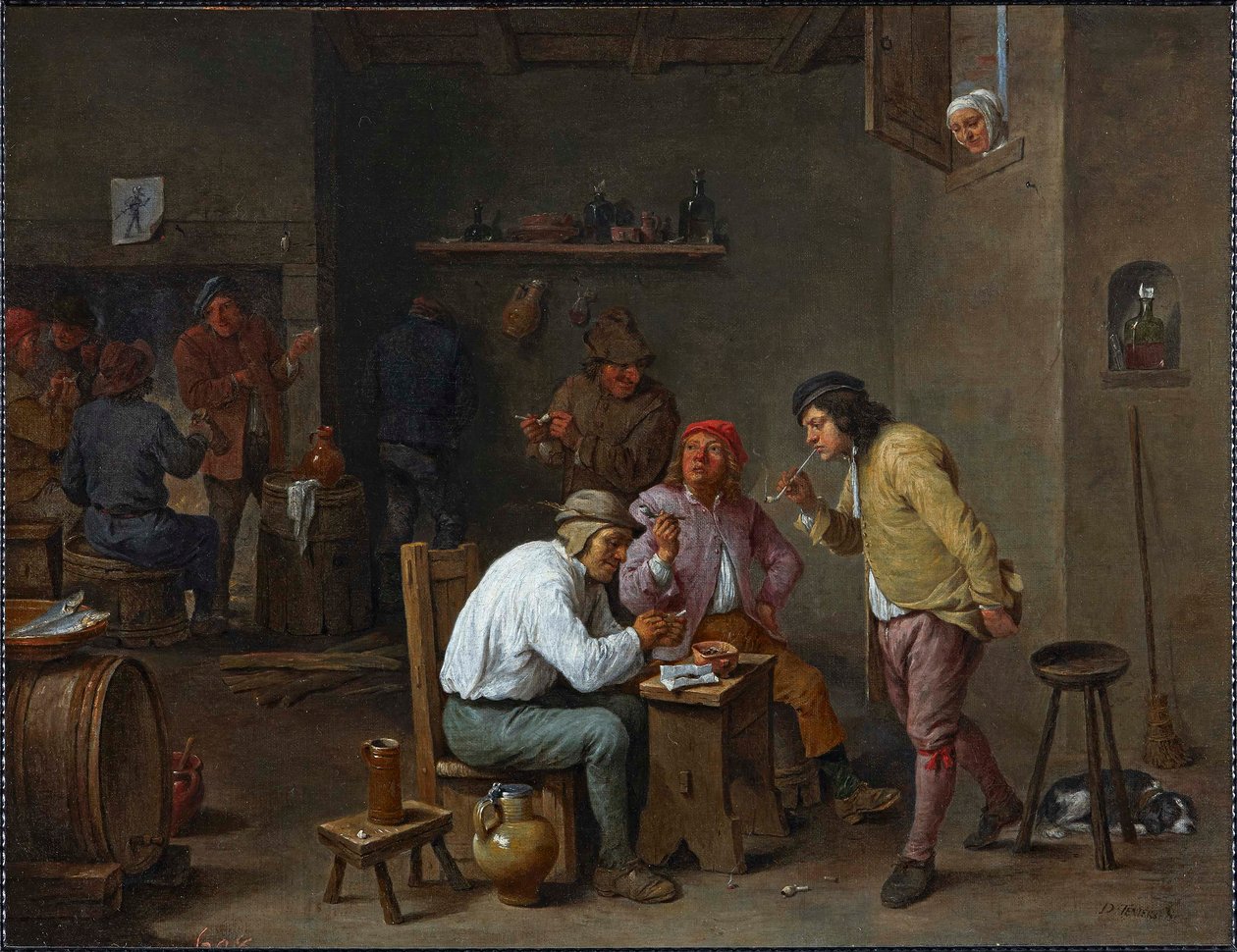 酒馆场景 作者 大卫·特尼尔斯（David Teniers）