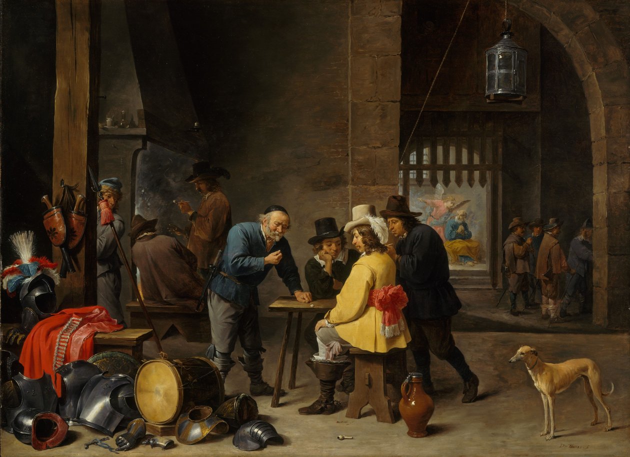 守卫与圣彼得的拯救，c.1645-47 作者 大卫·特尼尔斯（David Teniers）