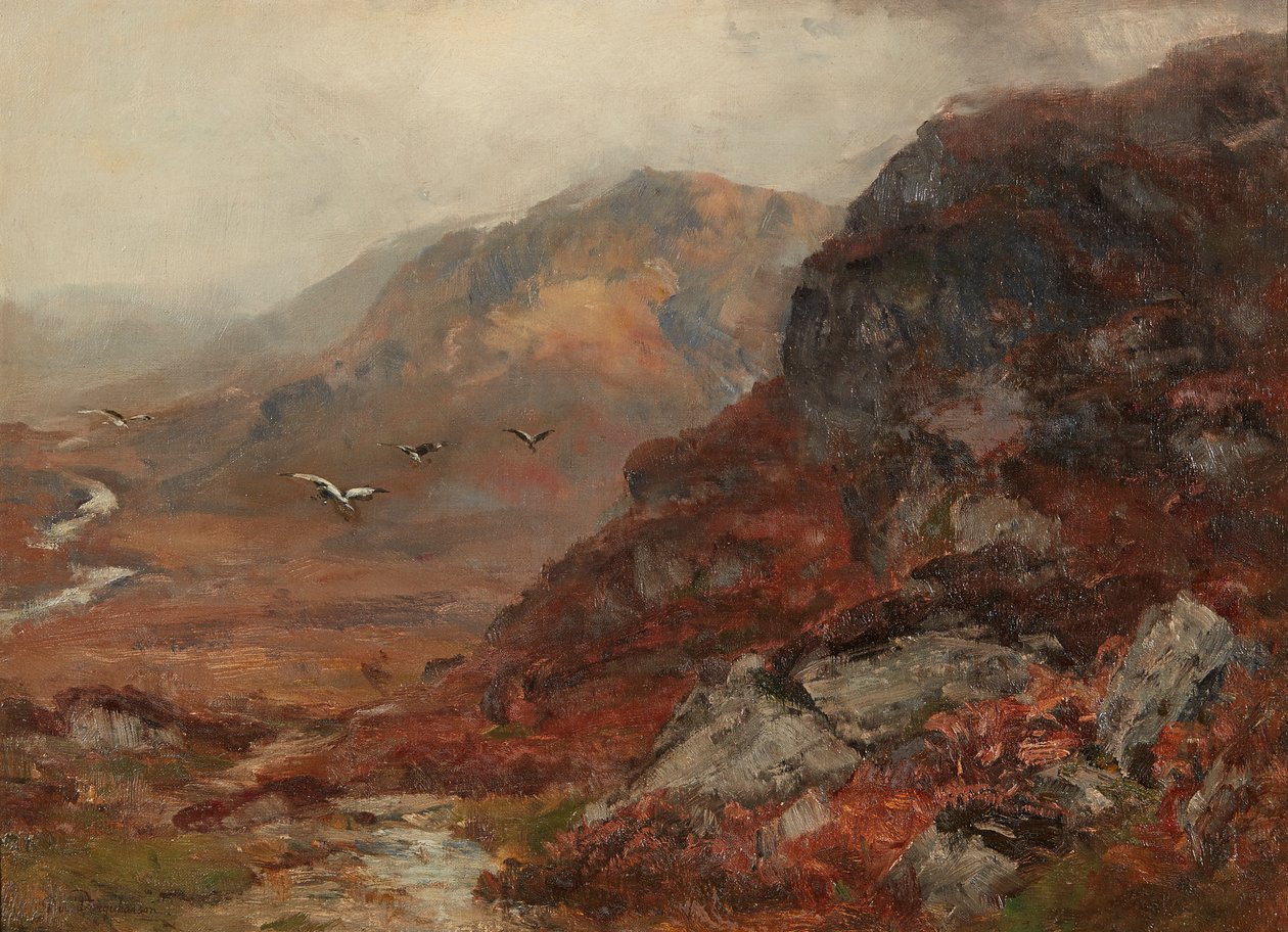 海兰山（布面油画） 作者 大卫·法夸森（David Farquharson）