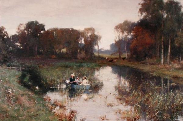 划船党，1894年 作者 大卫·法夸森（David Farquharson）