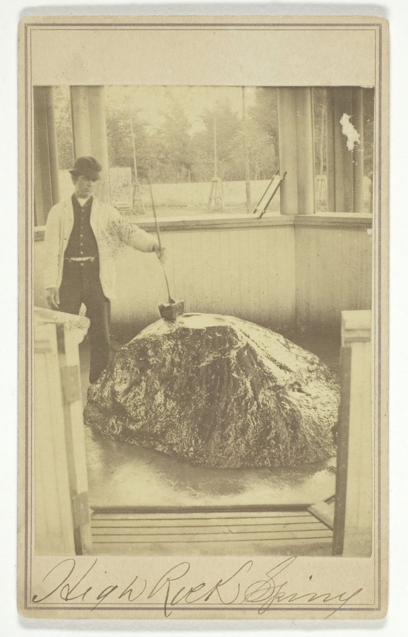 高岩泉，约1865年。 作者 德洛斯·巴纳姆