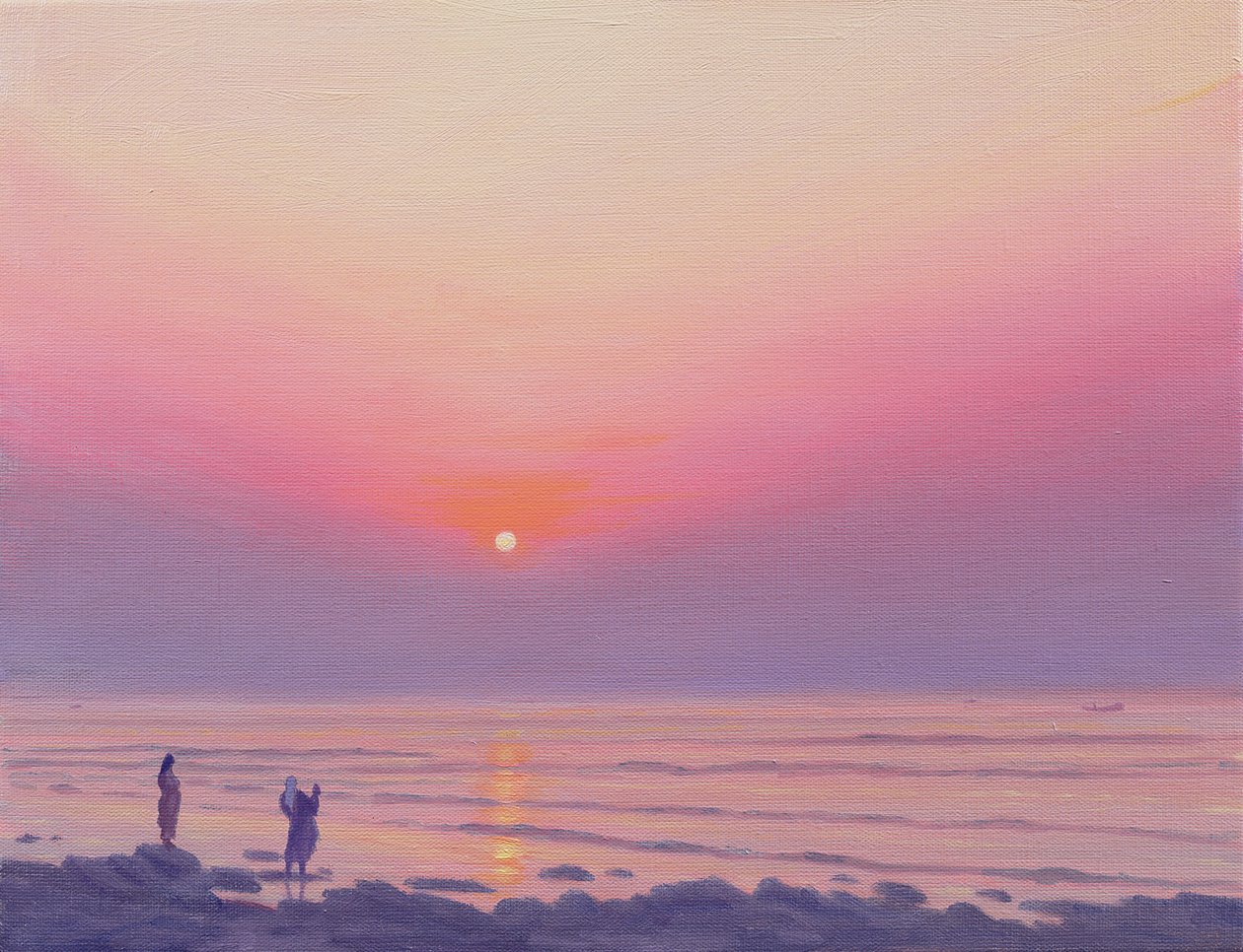 在高知的黄昏 作者 德里克·哈尔