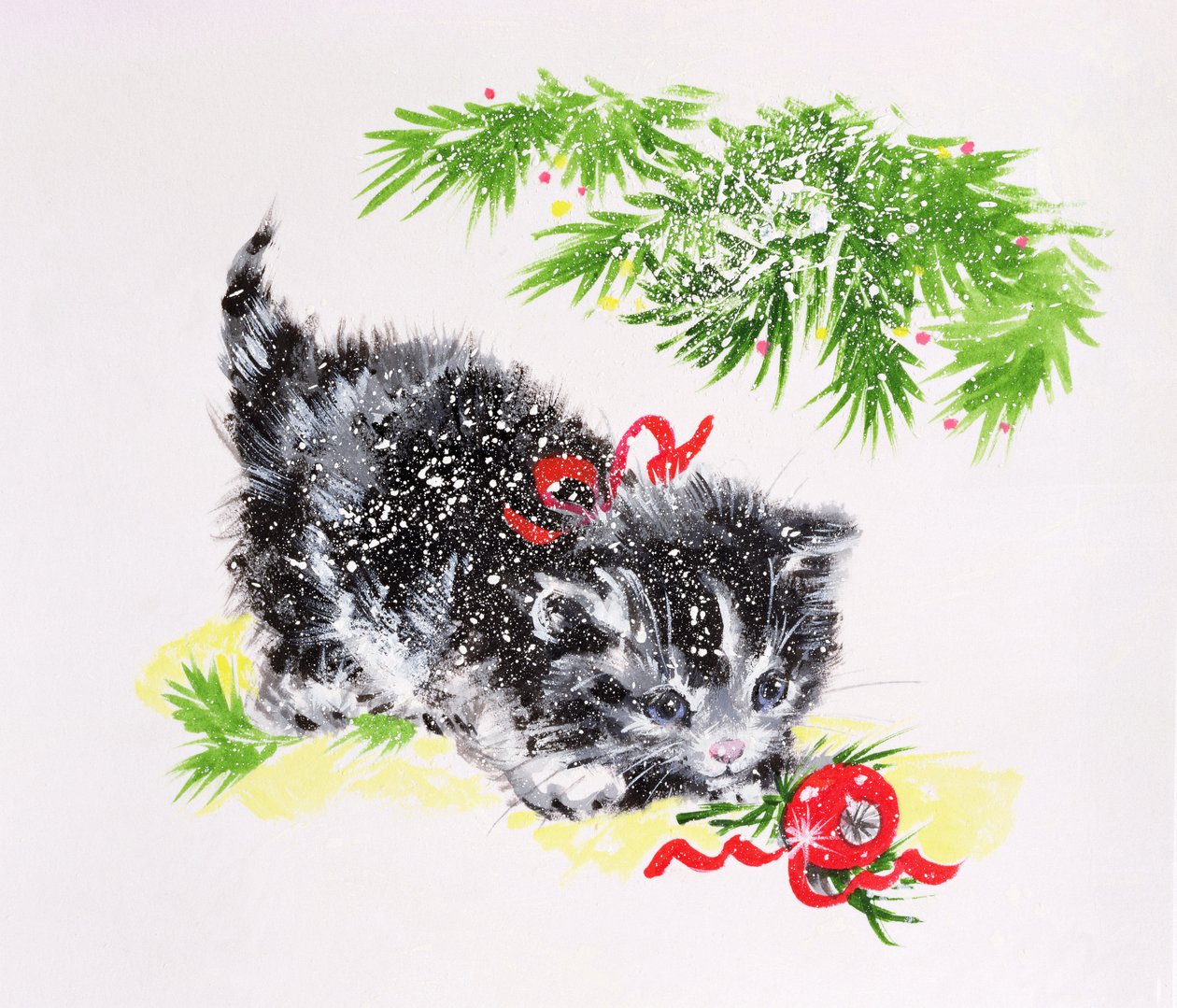 圣诞节小猫 作者 黛安·马蒂斯