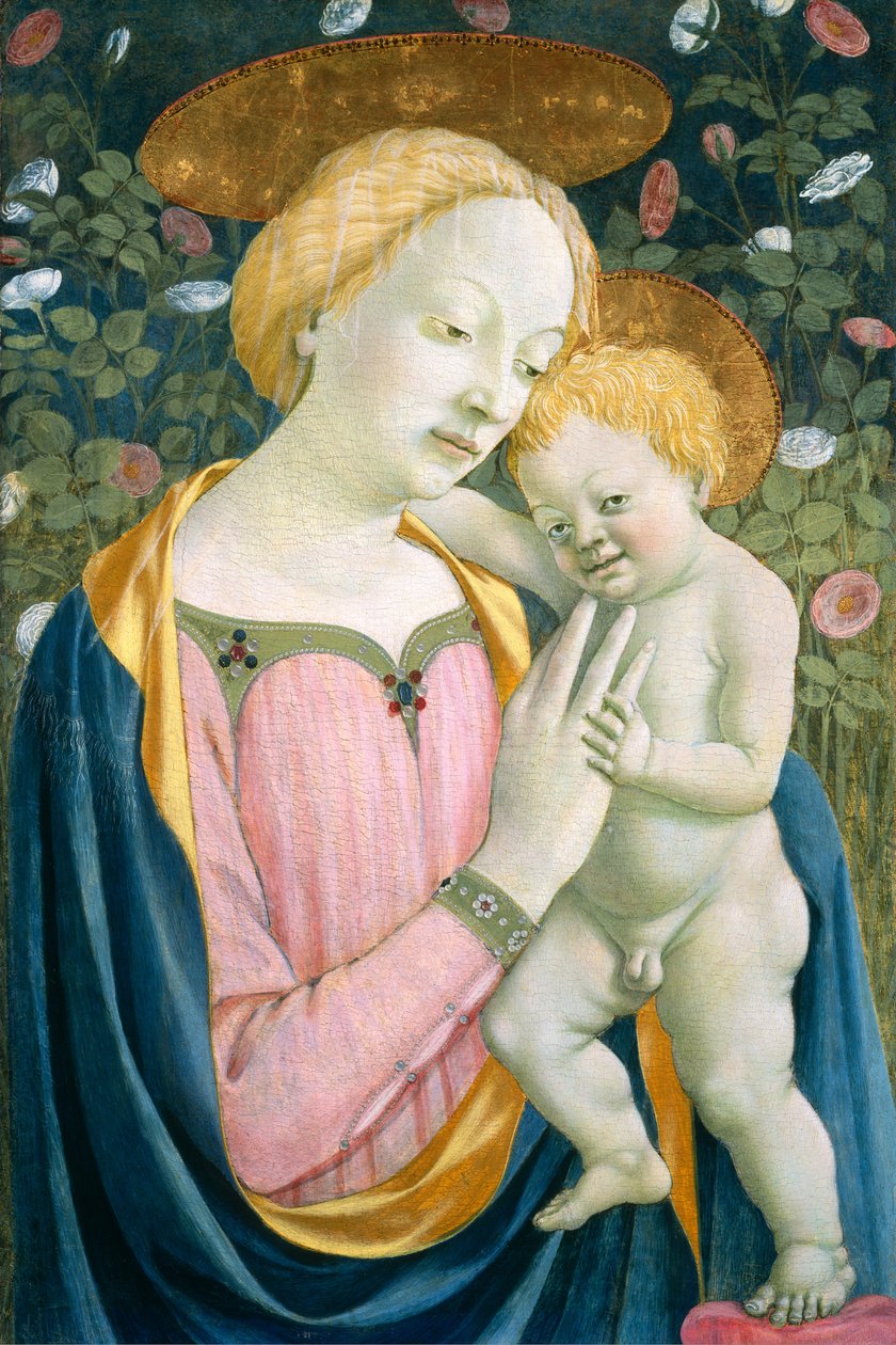 麦当娜和孩子 作者 多梅尼科（Domenico Veneziano）
