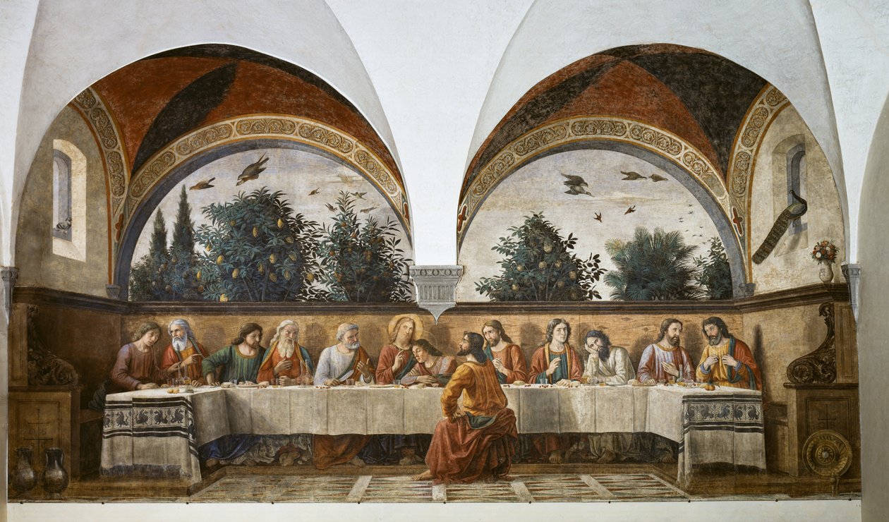 最后的晚餐 作者 多梅尼科·吉兰达约（Domenico Ghirlandaio）