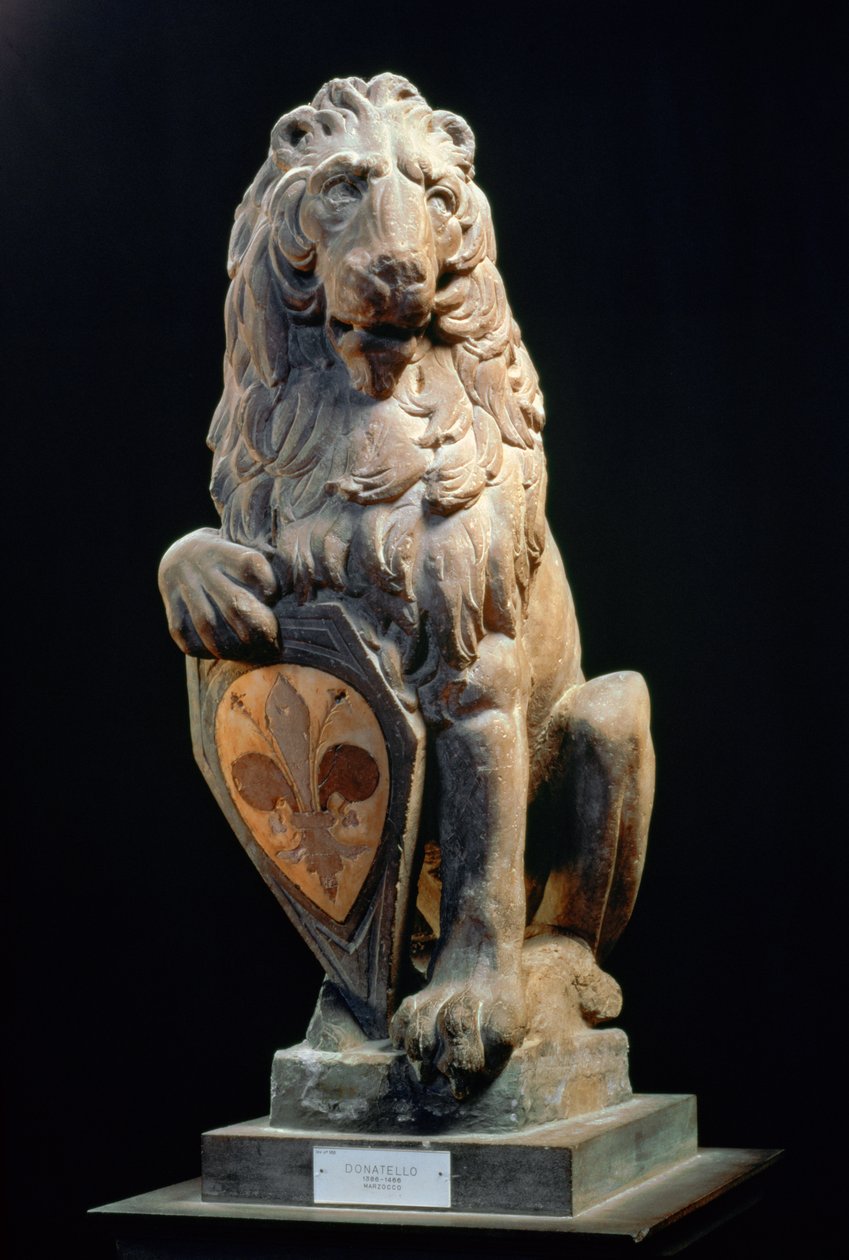 纹章狮子，1420（大理石） 作者 多纳泰洛