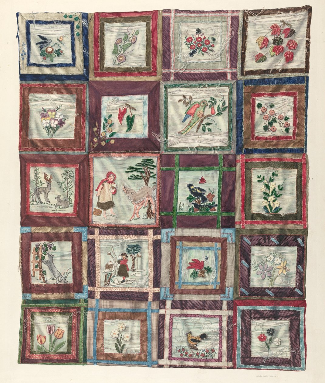嵌花被子 作者 多萝西娅·贝茨