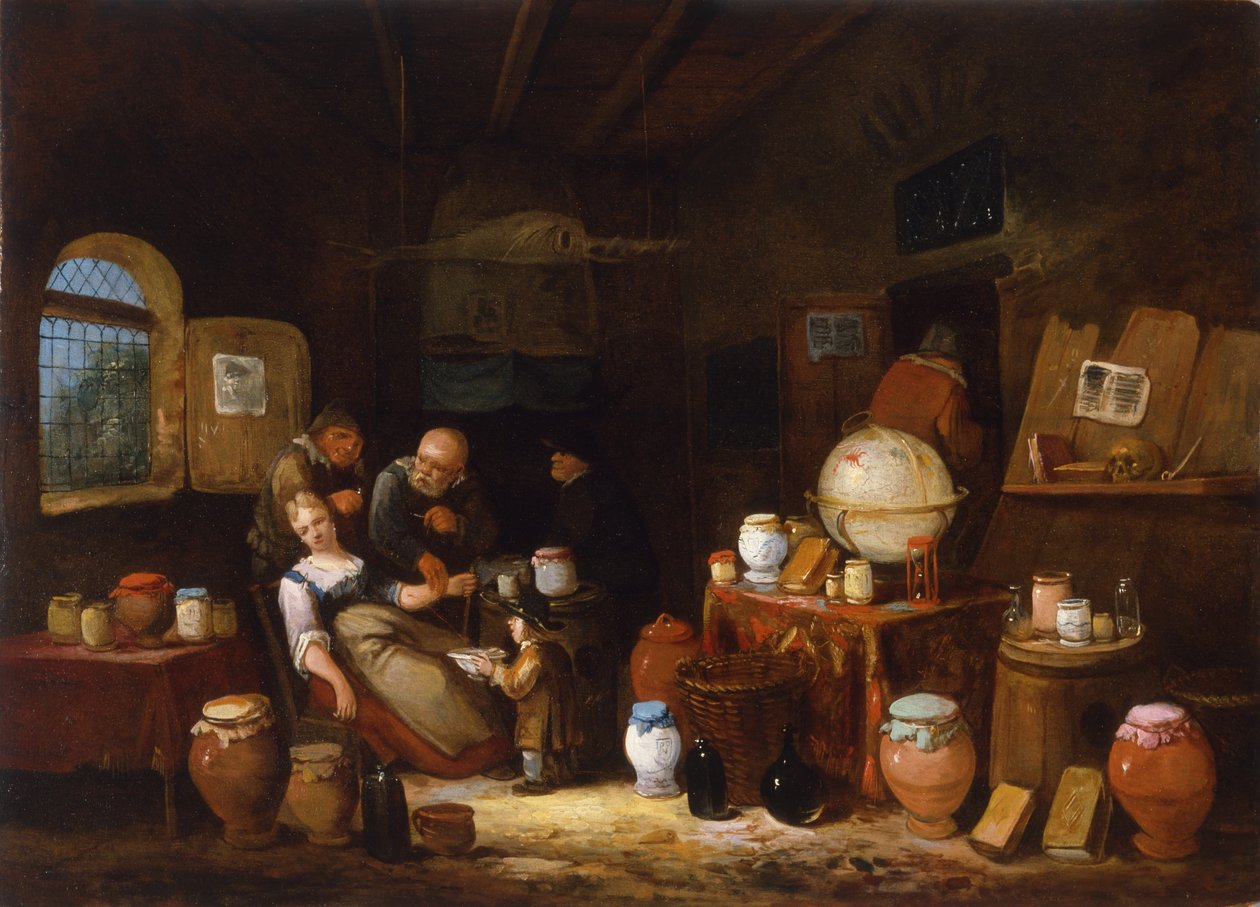 荷兰药剂师，1775-1800 作者 荷兰学校
