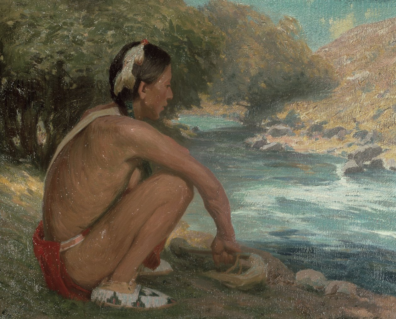 山溪，c.1914 作者 欧文·欧文·库斯
