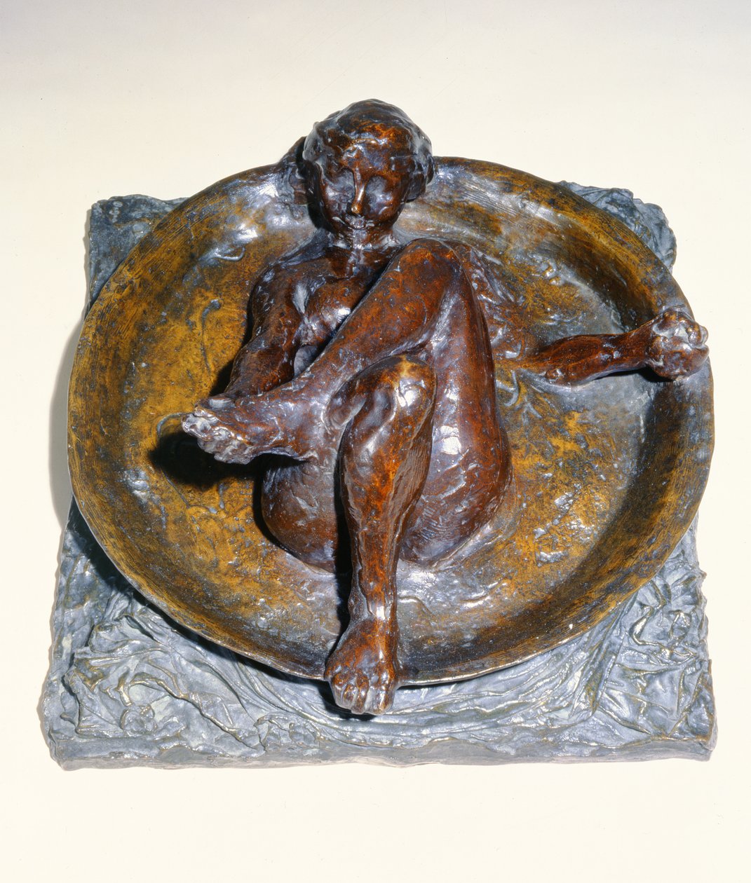 浴缸，1889-1919（青铜） 作者 埃德加·德加