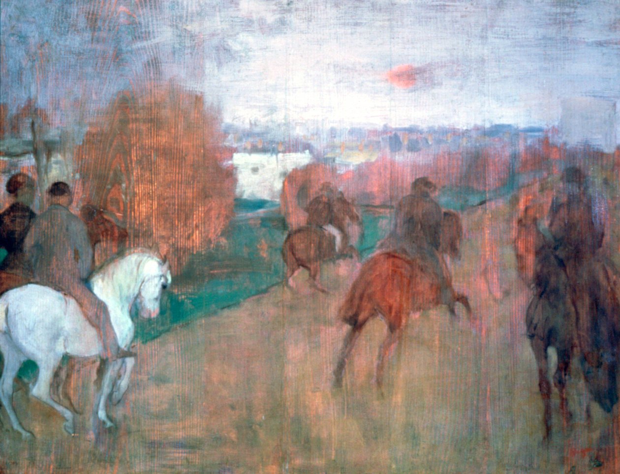 骑马者，1864-1868 作者 埃德加·德加
