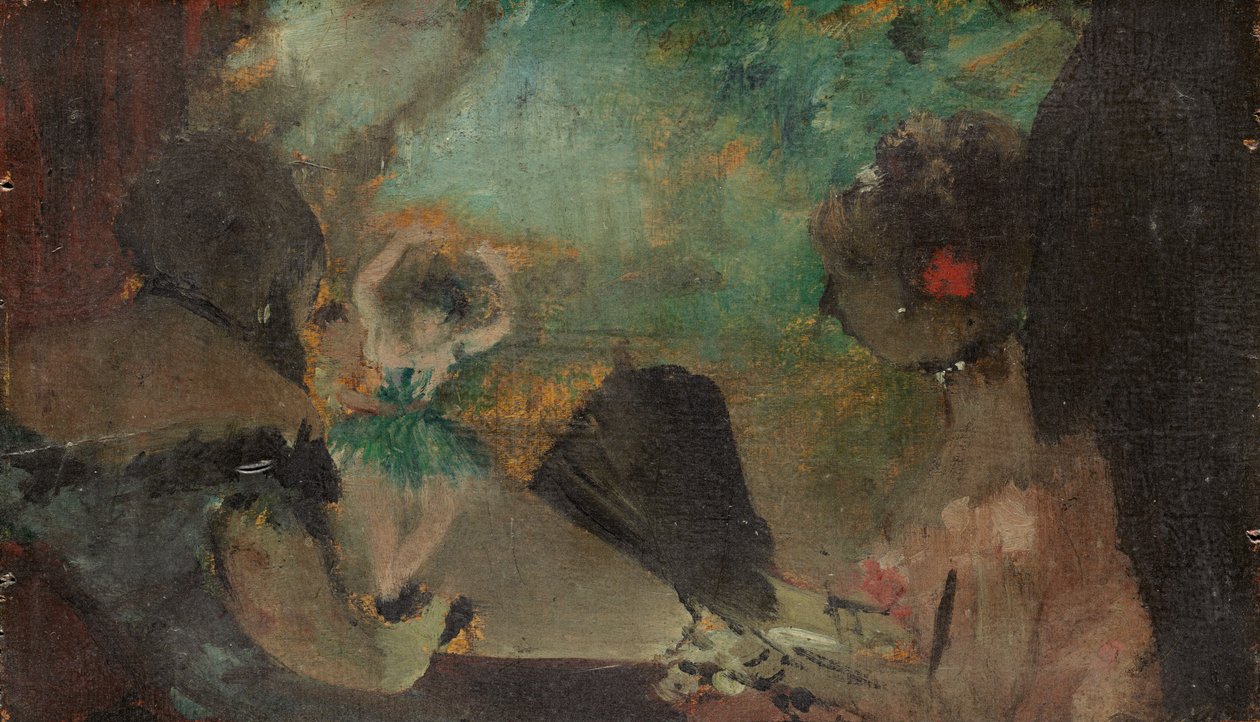洛格，约1883年。 作者 埃德加·德加