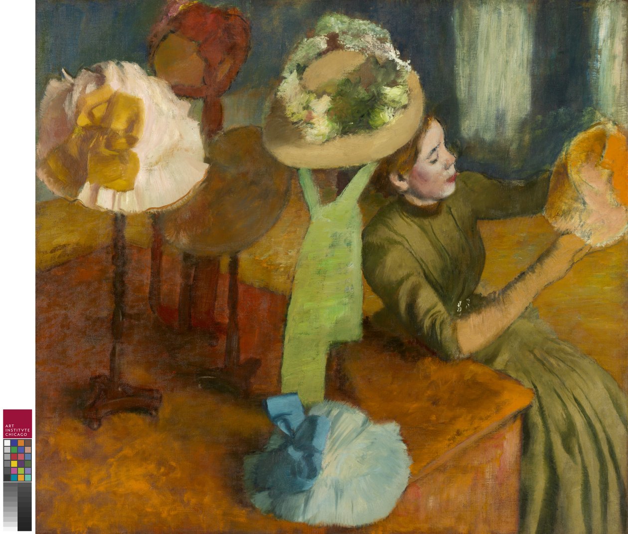 女帽店，1879-86 作者 埃德加·德加