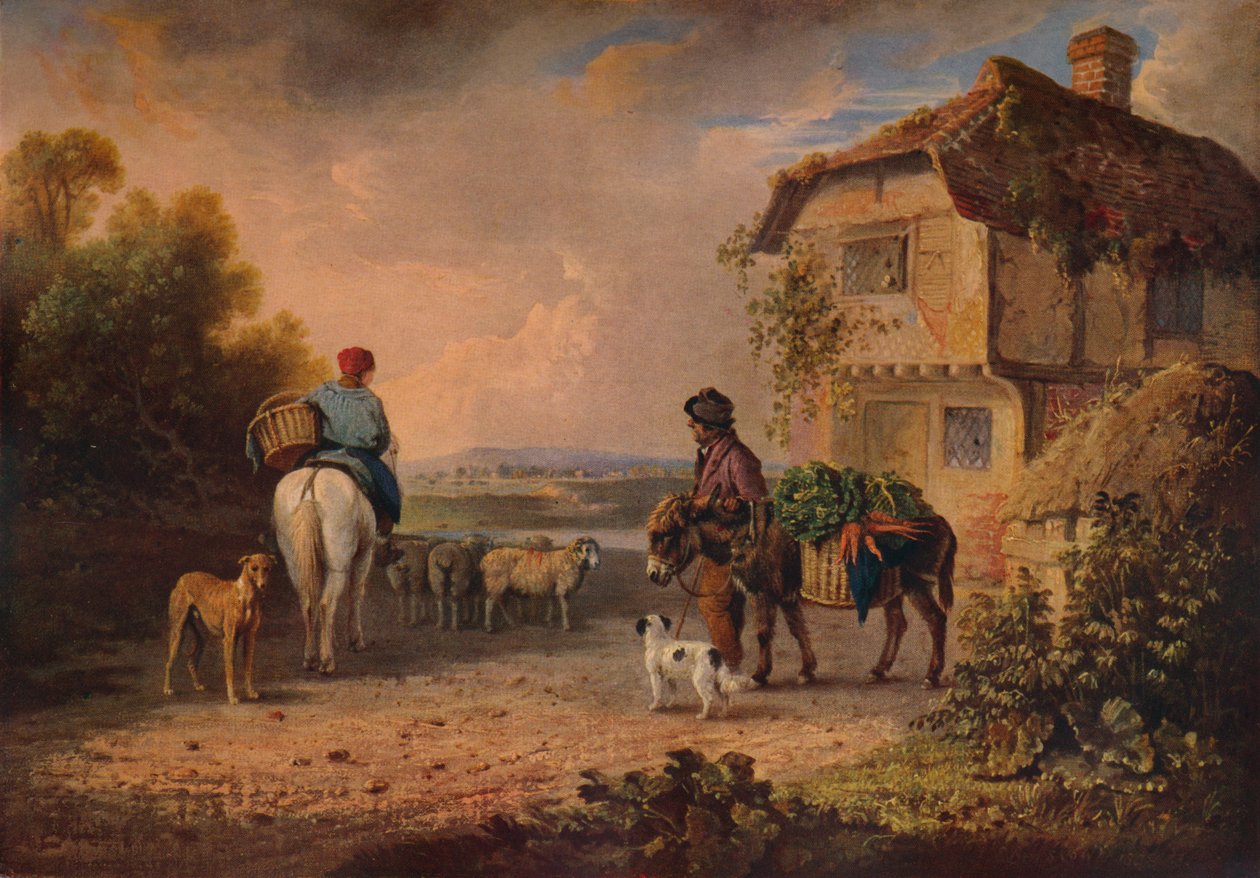 投放市场，1828年 作者 埃德蒙·布里斯托（Edmund Bristow）