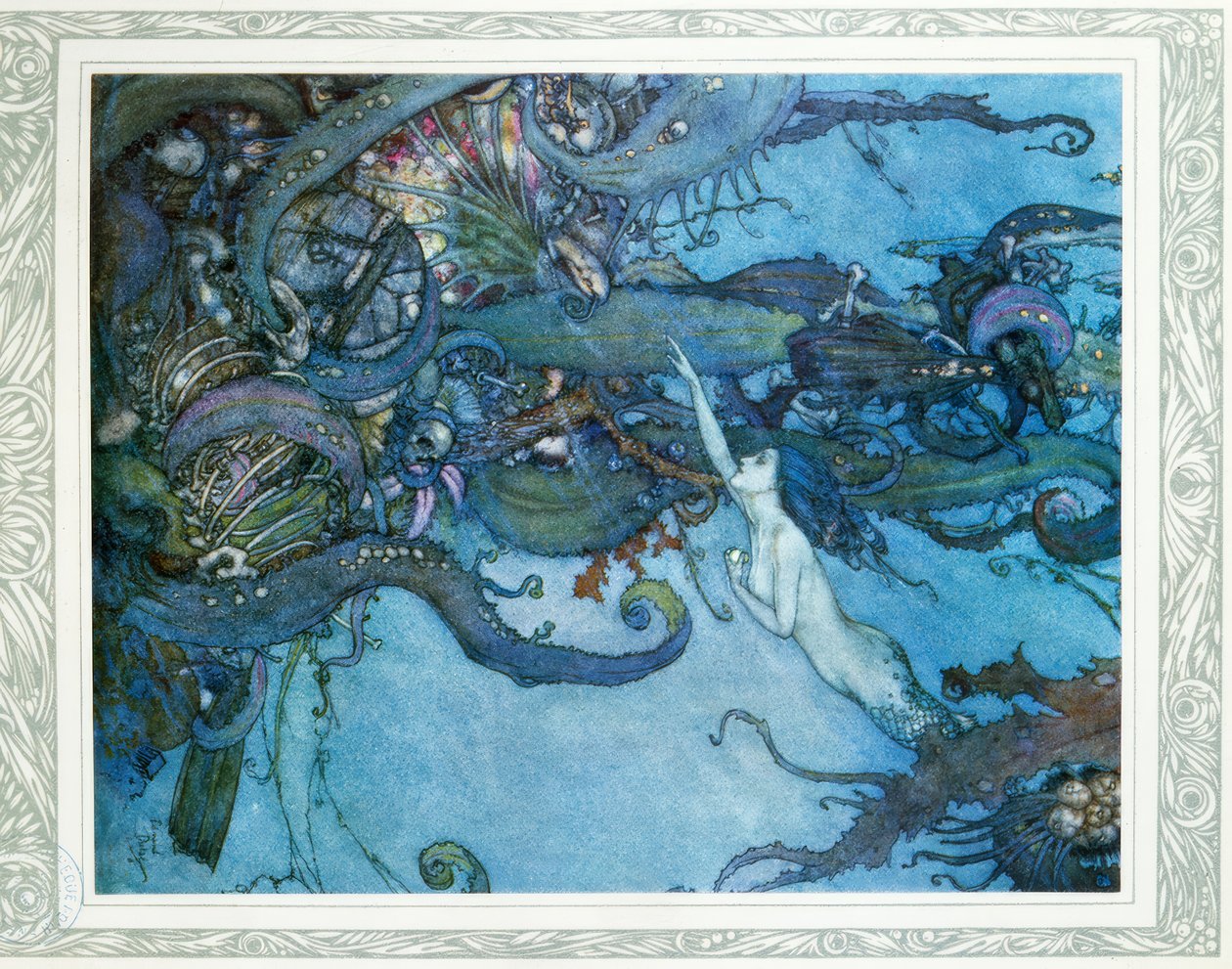 小美人鱼 作者 埃德蒙·杜拉克（Edmund Dulac）