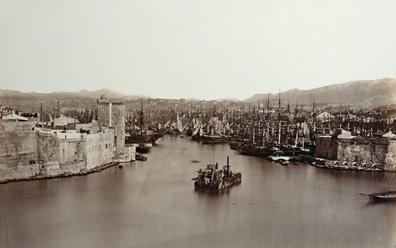 马赛港，1859年 作者 爱德华·丹尼斯·巴尔杜斯