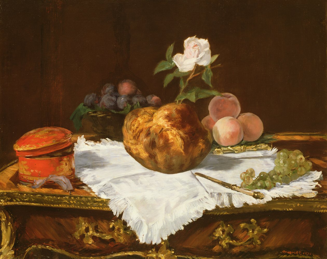 The Brioche，1870 作者 爱德华·马奈