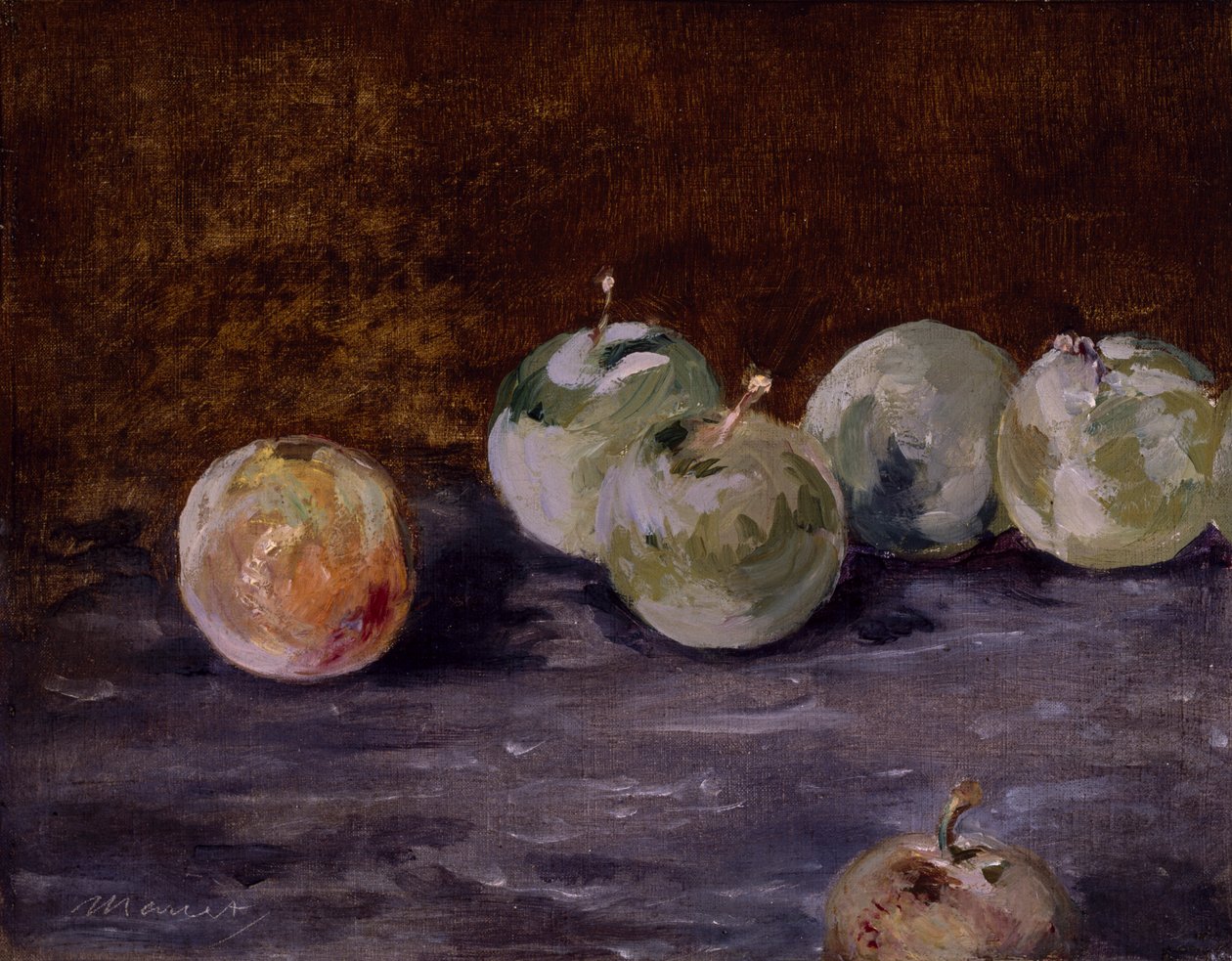 李子，1880年 作者 爱德华·马奈