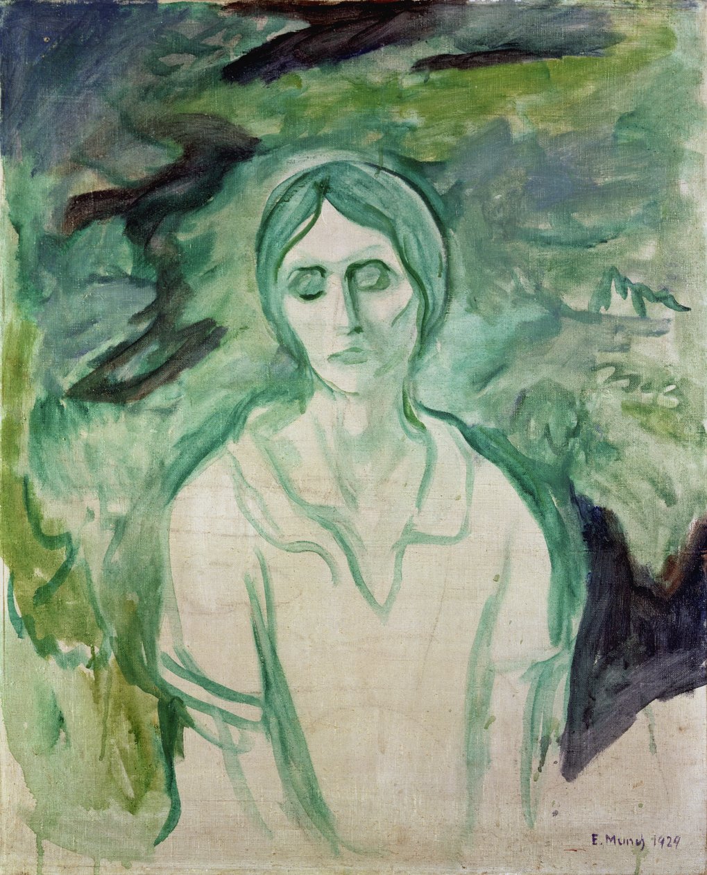 哥特式女孩 作者 爱德华·蒙克