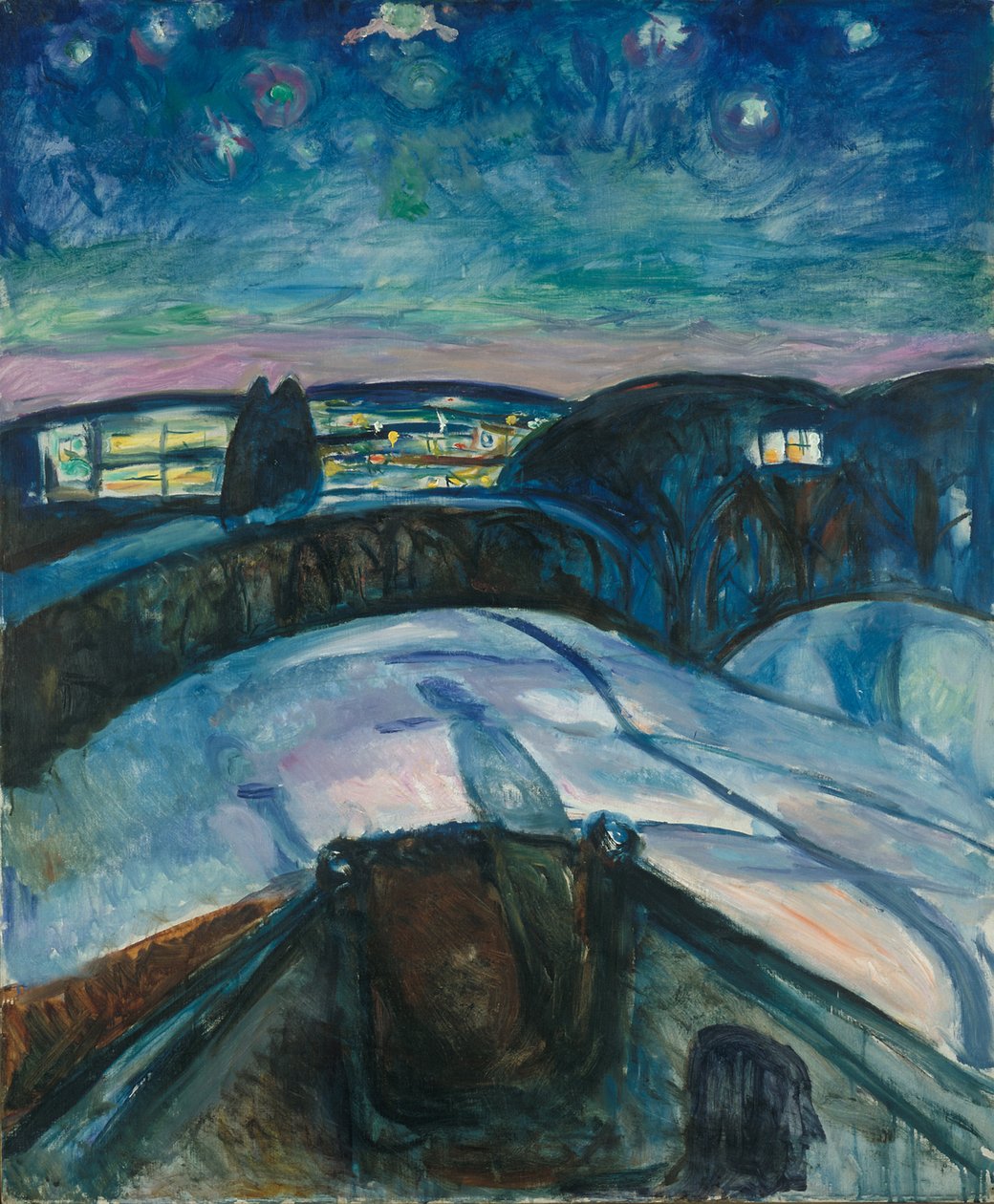 星夜 作者 爱德华·蒙克