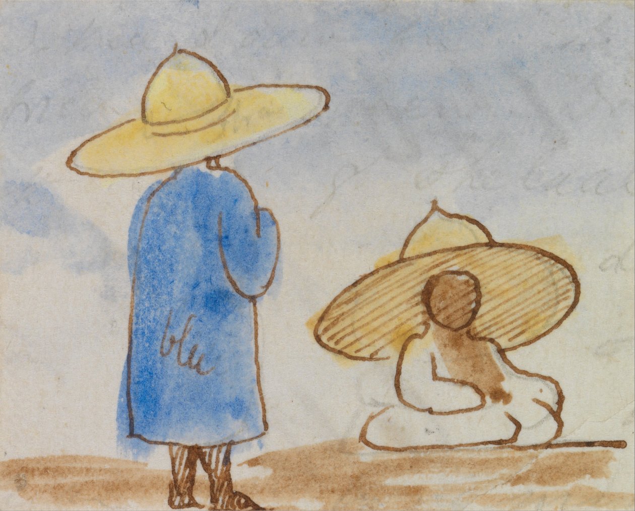 埃及男子 作者 爱德华·李尔
