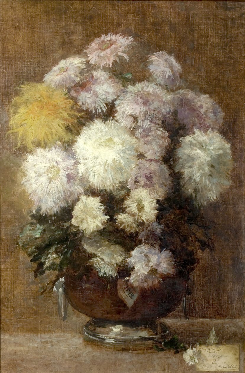 菊花，1892年 作者 埃德温·埃利斯