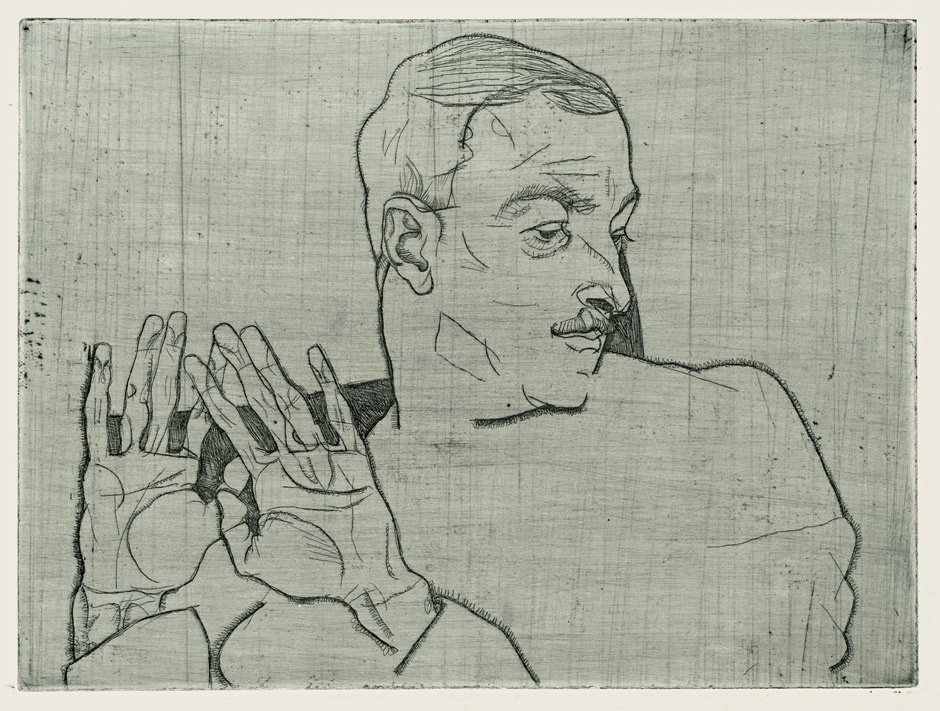 肖像亚瑟·罗斯勒 作者 埃贡·席勒（Egon Schiele）