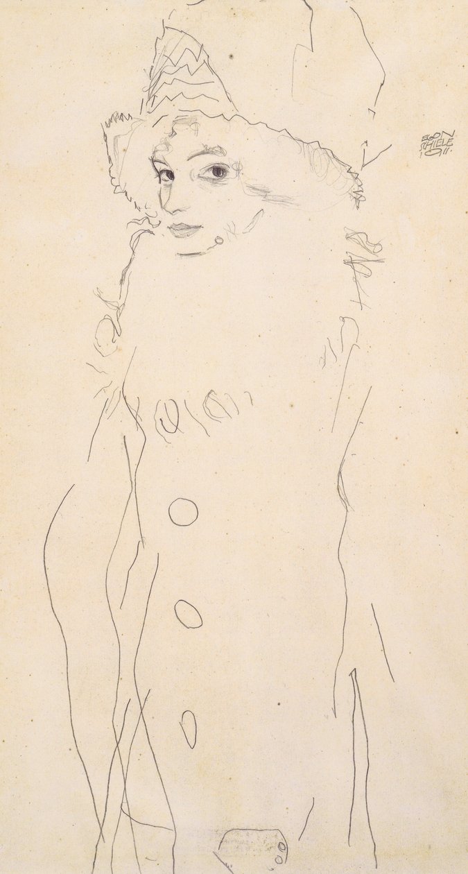 Gerti Schiele 作者 埃贡·席勒（Egon Schiele）