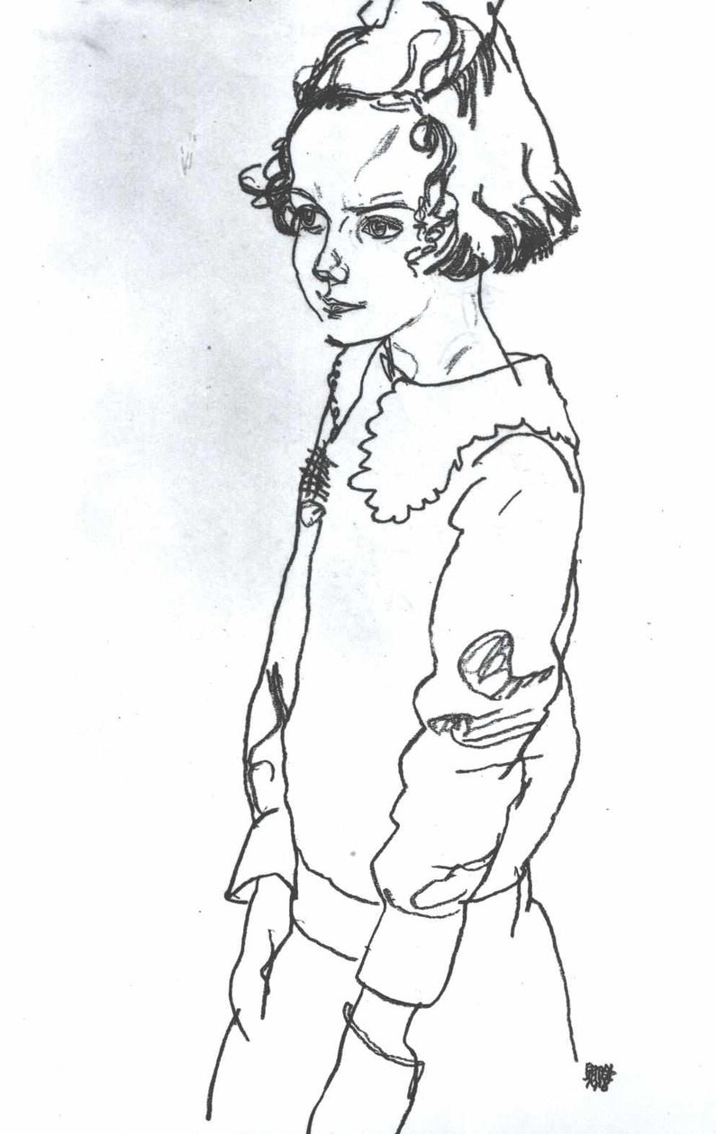玛丽亚施泰纳 作者 埃贡·席勒（Egon Schiele）