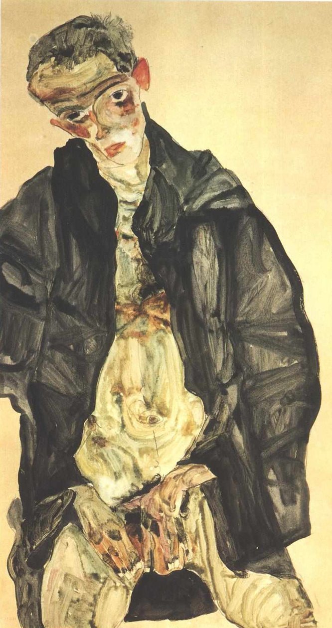 自画像成熟 作者 埃贡·席勒（Egon Schiele）
