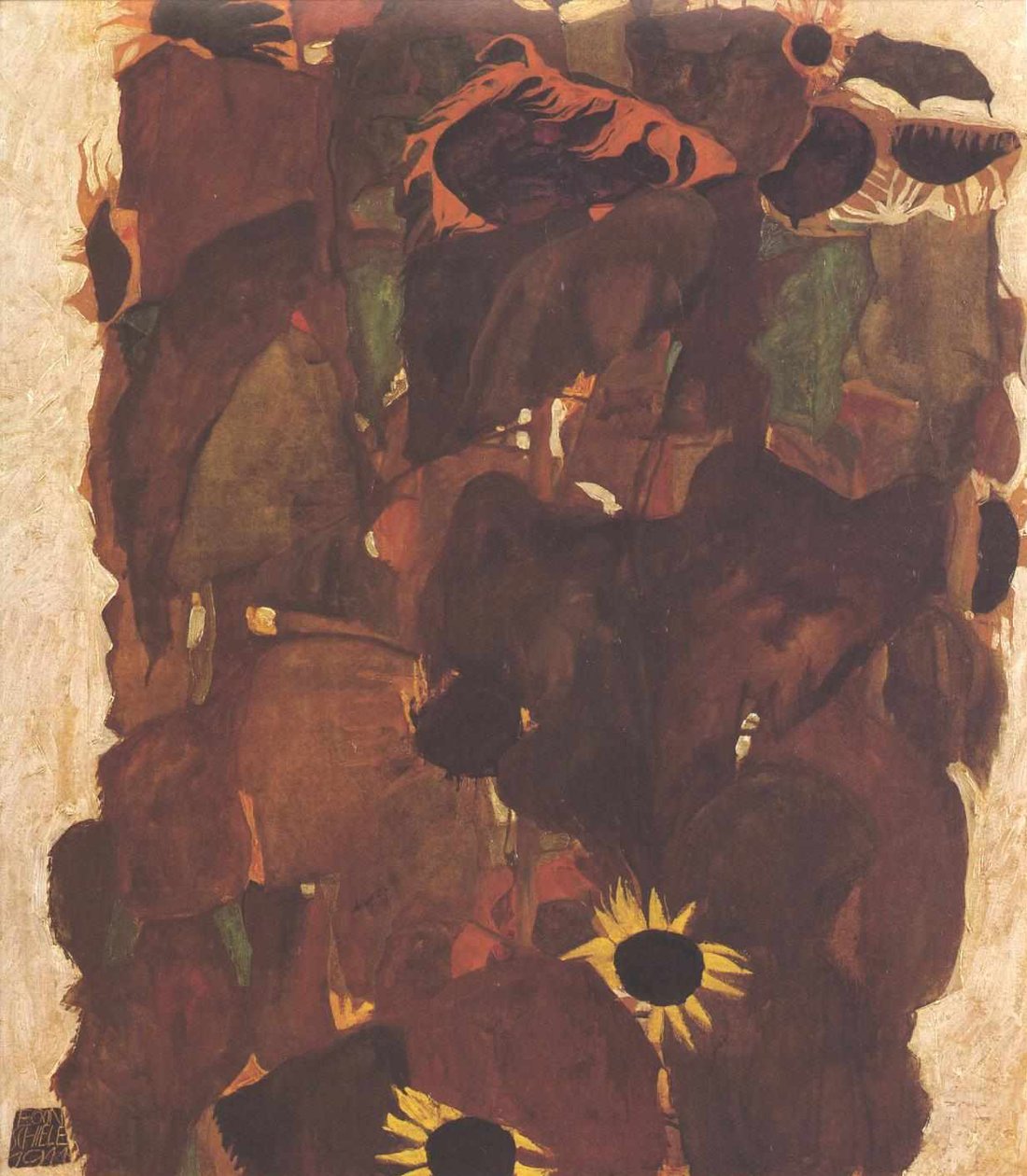 向日葵 作者 埃贡·席勒（Egon Schiele）